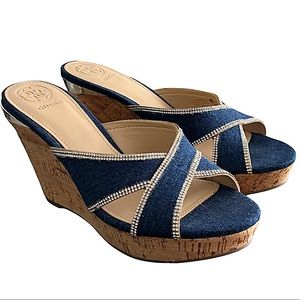 Guess Blue Jean Wedges